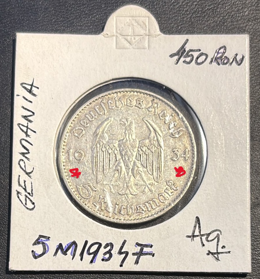 5 MARK 1934 F